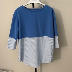 COS Blue & White Stripes, Size S